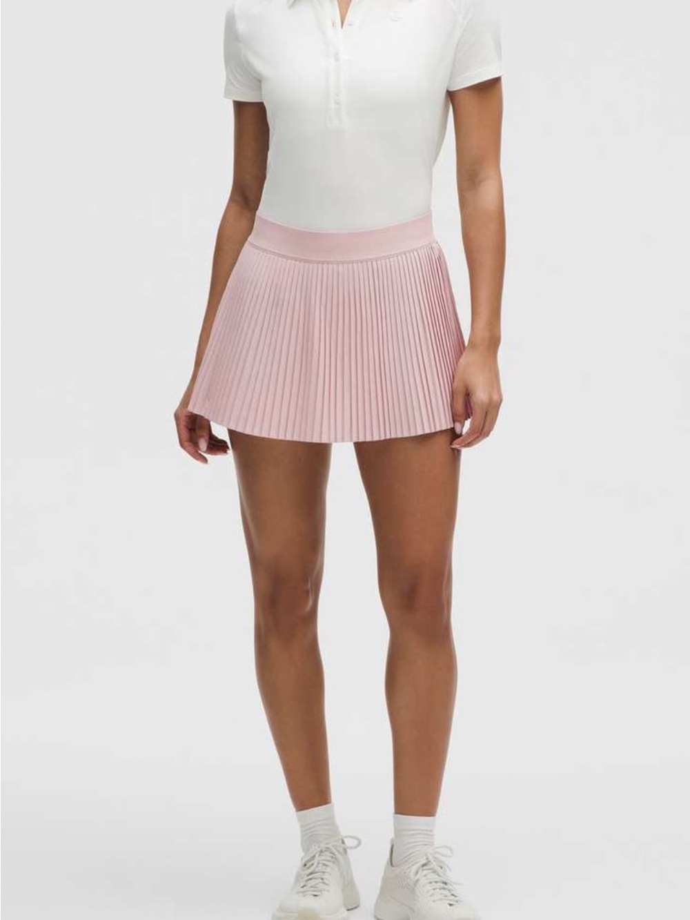 lululemon athletica Blush Pleated Mini Skirt